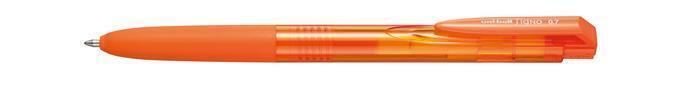 Gelové pero "UMN-155N", oranžová, 0,35 mm, stiskací mechanismus, UNI