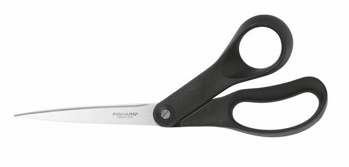 Nůžky univerzální, 21 cm, FISKARS "Essential", černé