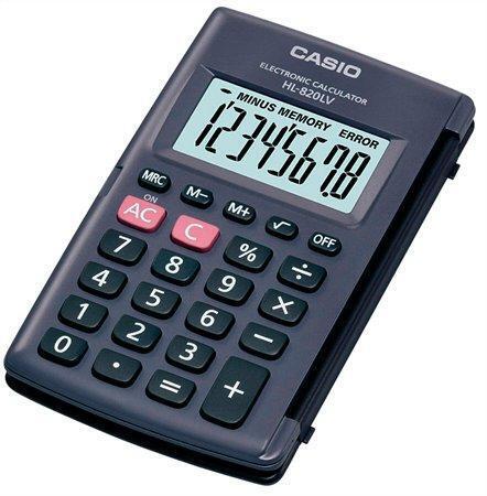 Kalkulačka kapesní, 8místný displej, CASIO "HL-820LV"