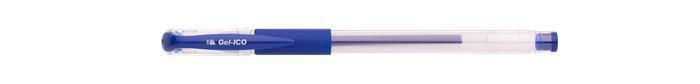Gelové pero "Gel-Ico", modrá, 0,5mm, s uzávěrem, ICO