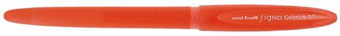 Gelové pero "UM-170", červená, 0,7mm, s uzávěrem, jednorázové, UNI