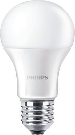 LED žárovka, koule, "CorePro" E27, A60, 12.5W, 1521lm, 6500K, PHILIPS