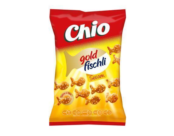 Krekry, 100 g, CHIO "Gold Fischli", sezamové