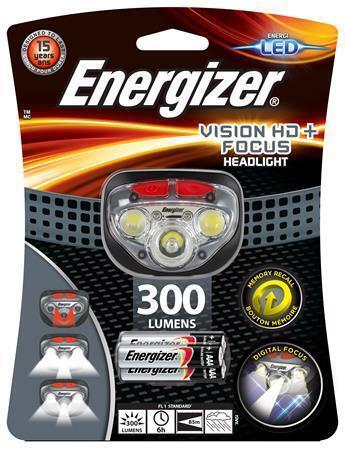 Čelovka "Headlight Vision HD Focus", 3 LED, 3xAAA, ENERGIZER