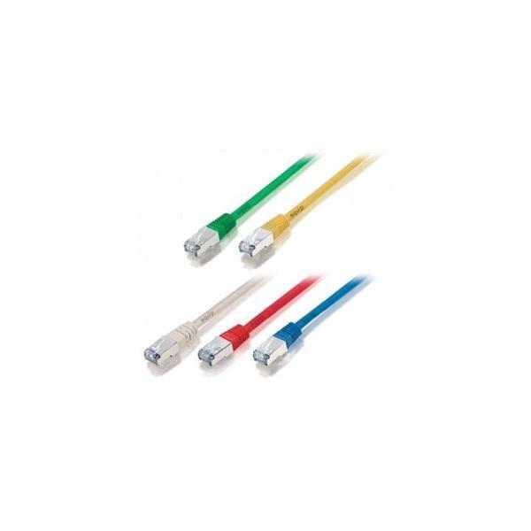 Síťový kabel, F/UTP, Cat5e, 3 m, béžový, EQUIP 225412