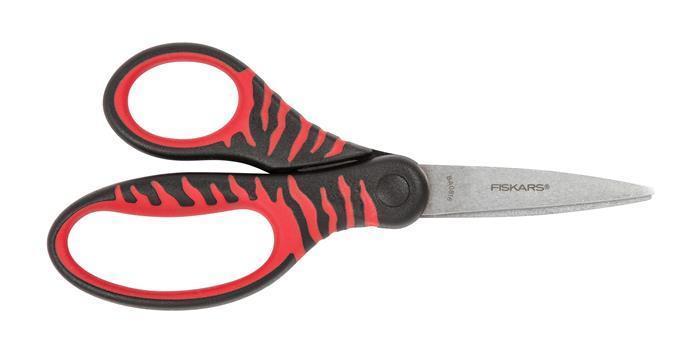 Nůžky "Softgrip", černá a červená, dětské, 15 cm, FISKARS