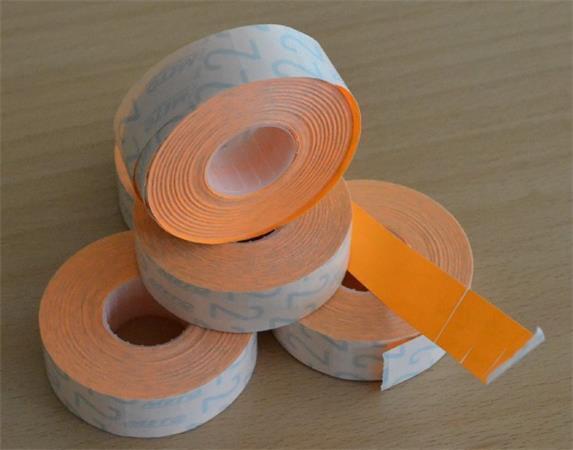 Cenové etikety, 19x16 mm, METO, oranžové