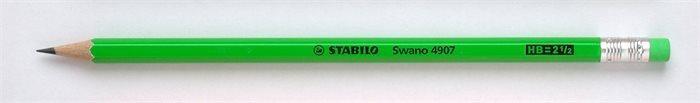 Grafitová tužka "Neon", zelená, HB, šestihranná, STABILO