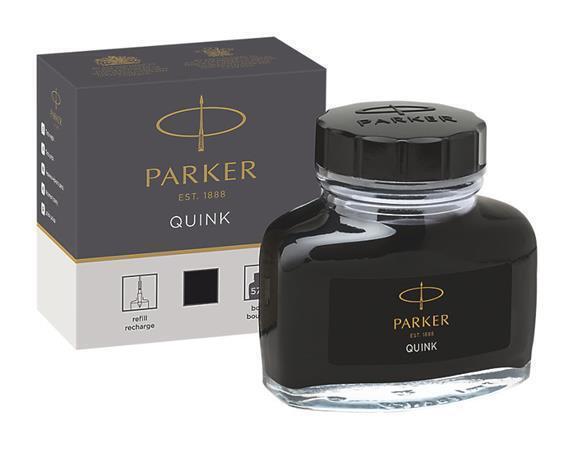 Inkoust "Quink", černá, v lahvičce, PARKER