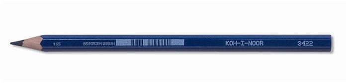 Barevná kancelářská tužka "3422", modrá, šestihranná, KOH-I-NOOR