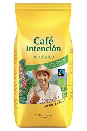 Káva " Café Intención Ecológico ", pražená, BIO zrnková, 1000 g, "CAFÉ INTENCIÓN" "Ecológico"