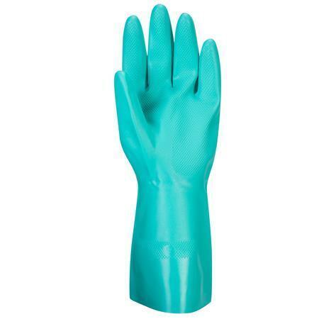 Ochranné rukavice "Nitrosafe", nitrilové, chemicky odolné, dlouhý rukáv, vel. L, A810GNRL