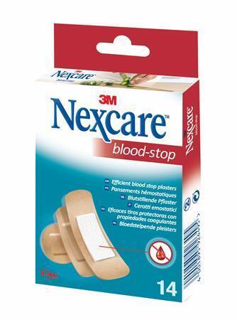 Náplast na zastavení krvácení "Nexcare Blood Stop", 14ks/balení, 3M