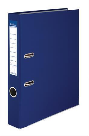 Pákový pořadač "Basic", tmavě modrý, 50 mm, A4, s ochranným spodním kováním, PP/karton, VICTORIA