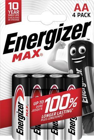 Batterie, AAA (mikrotužková), 4 ks, ENERGIZER "Max"