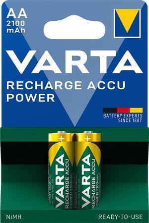 Nabíjecí baterie, AA (tužková), 2x2100 mAh, přednabité, VARTA "Longlife Accu"