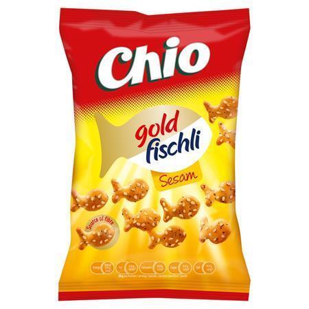 Krekry "Gold Fischli", sezamové, 80 g, CHIO