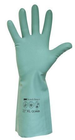 Ochranné rukavice, velikost 8, zelené