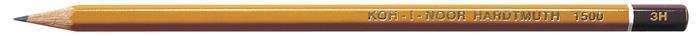 Grafitová tužka "1500", 3H, šestihranné, 12 ks, KOH-I-NOOR 7130028009