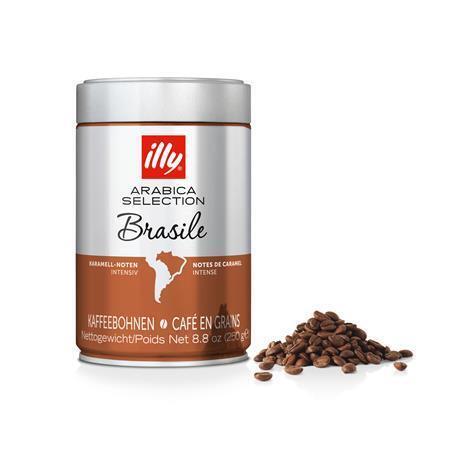 Káva "Brasile", pražená, zrnková, 250 g, ILLY