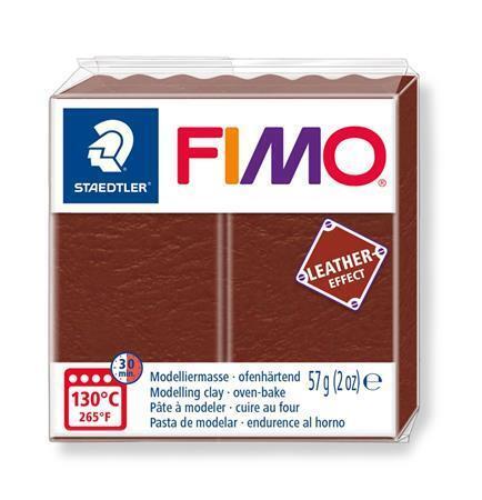 FIMO® "Leather Effect", oříšková 57g