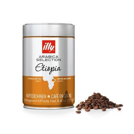 Káva "Etiopie", pražená, zrnková, 250 g, ILLY