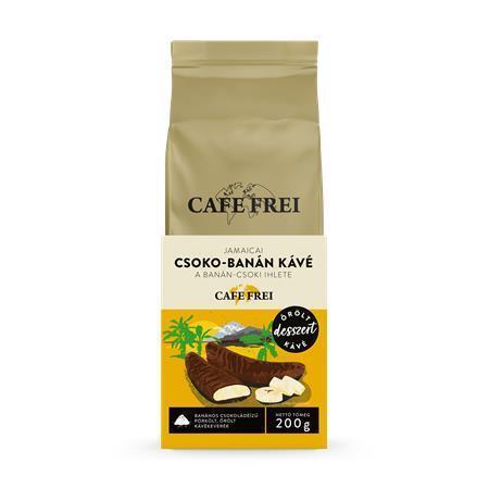 Káva "Jamaicai Csoko-Banán", pražená, mletá, 200 g, CAFE FREI