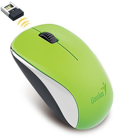 Myš, bezdrátová, optická, malá velikost, GENIUS "NX-700", zelená