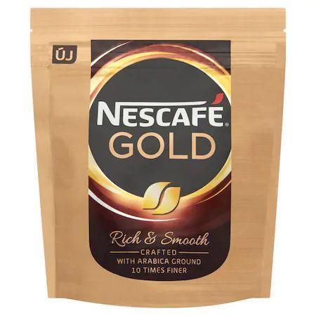 Káva, instantní, náhradní balení, 50 g, NESCAFÉ "Gold"