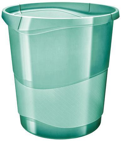 Odpadkový koš "Colour`Ice", průhledná zelená, 14 l, ESSELTE