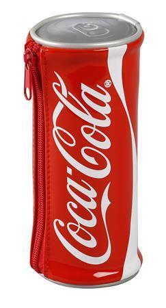 Penál "Coca-Cola", červená, se zipem, VIQUEL