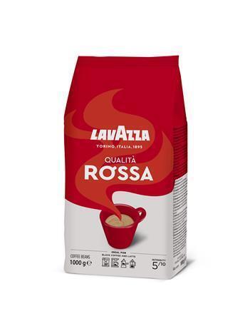Káva "Rossa", pražená, zrnková, 1000 g, LAVAZZA 68LAV00012