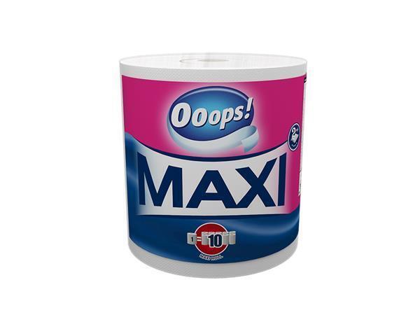 Kuchyňské utěrky "Ooops! Maxi" , 2vrstvé,  500 útržků, 1 role