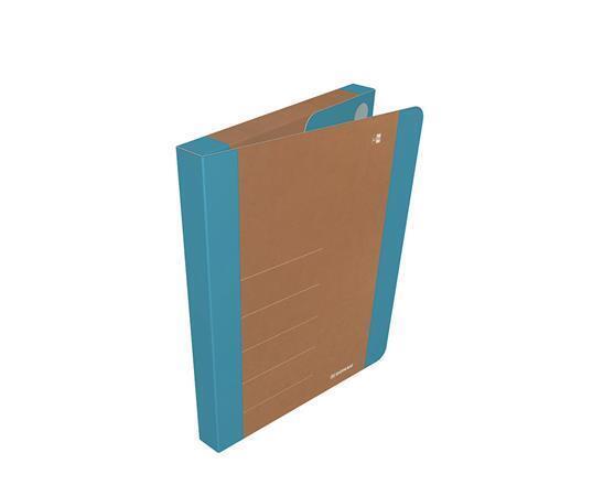 Desky na výkresy "Life", neonově modrá, 30 mm, karton, A4, DONAU 2074001FSC-10