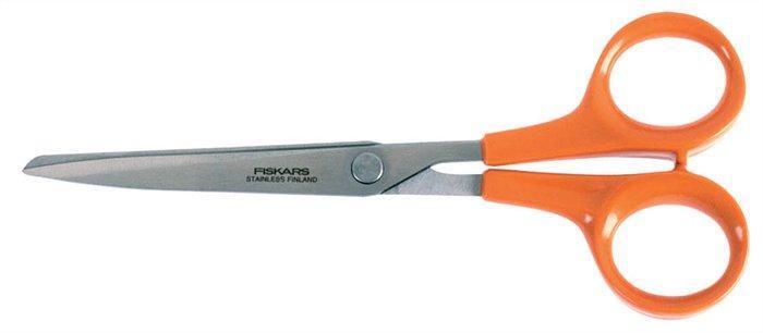 Nůžky na papír, 17 cm, FISKARS "Classic", oranžové