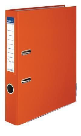 Pákový pořadač "Basic", oranžová, 50 mm, A4, s ochranným spodním kováním, PP/karton, VICTORIA