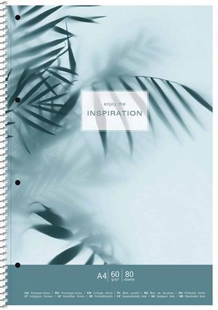 Spirálový sešit "Inspiration", mix motivů, čtverečkovaný, A4, 80 listů, SHKOLYARYK A4-080-6601K