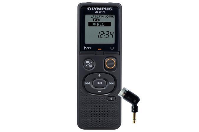 Digtafon, digitální, 4GB paměť, s ME52 mikrofonem, OLYMPUS "VN-541PC", černý