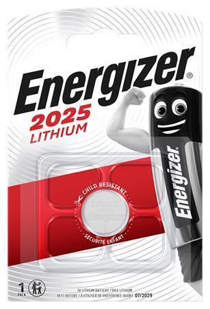 Baterie knoflíková, CR2025, 1 ks v balení, ENERGIZER