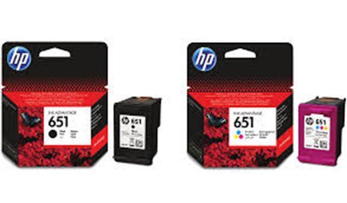 C2P10AE Toner pro Deskjet Ink Advantage 5575 serie tiskáren, HP 651 černá, 600 stránek