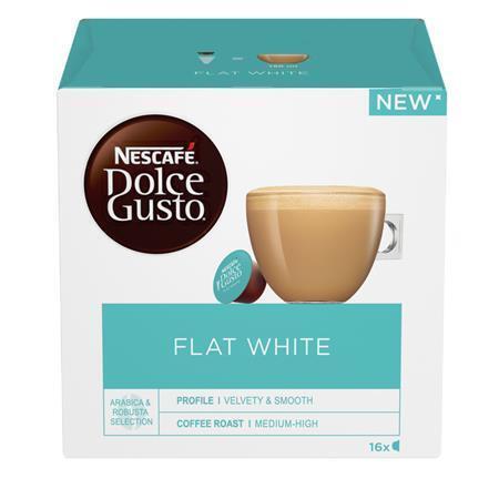 Kávové kapsle "Dolce Gusto Flat White", 16 ks, NESCAFÉ