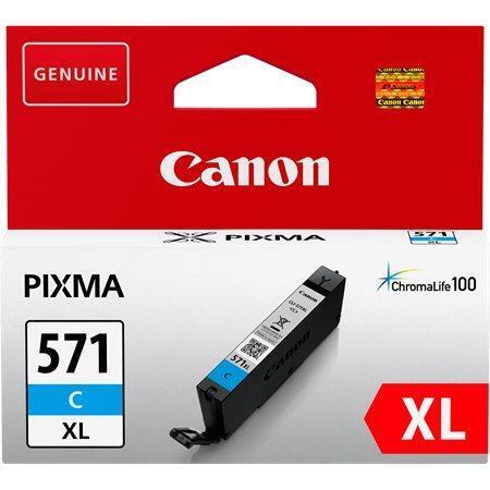 CLI-571CXL Cartridge pro Pixma MG5750,6850,7750 tiskárny, CANON cyan, 11 ml