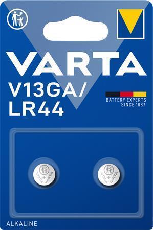 Knoflíková baterie V13GA/LR44/A76, 2 ks, VARTA