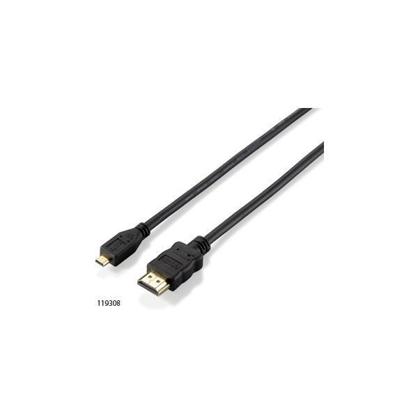 HDMI-micro HDMI kabel, 2 m, EQUIP 119308