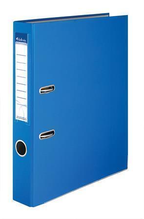 Pákový pořadač "Basic", modrý, 50 mm, A4, s ochranným spodním kováním, PP/karton, VICTORIA