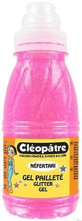 Třpytivý gel 250 ml NEON Růžová, CLEOPATRE