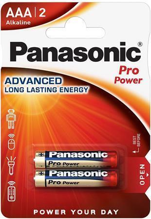 Baterie "Pro power", AAA 2 ks, PANASONIC
