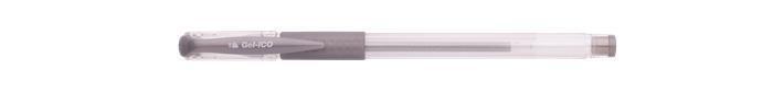 Gelové pero "Gel-Ico", stříbrná, 0,7mm, s uzávěrem, ICO