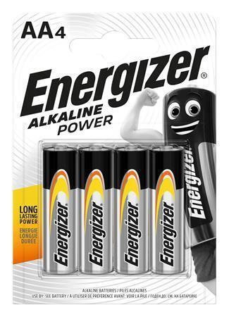 Batterie, AA (tužková), 4 ks, ENERGIZER "Alkaline Power"