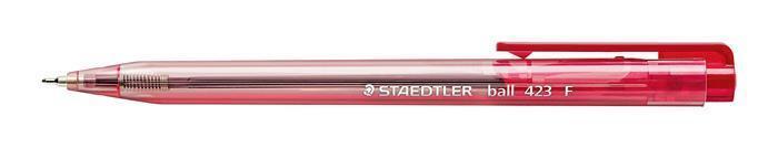 Kuličkové pero "Ball 423 F", 0,3 mm, červená, STAEDTLER